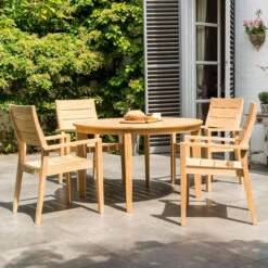 Alexander Rose Roble Stacking Armchair -Garden Outdoor Shop 150hb 159 4 seater set 52390.1627982268