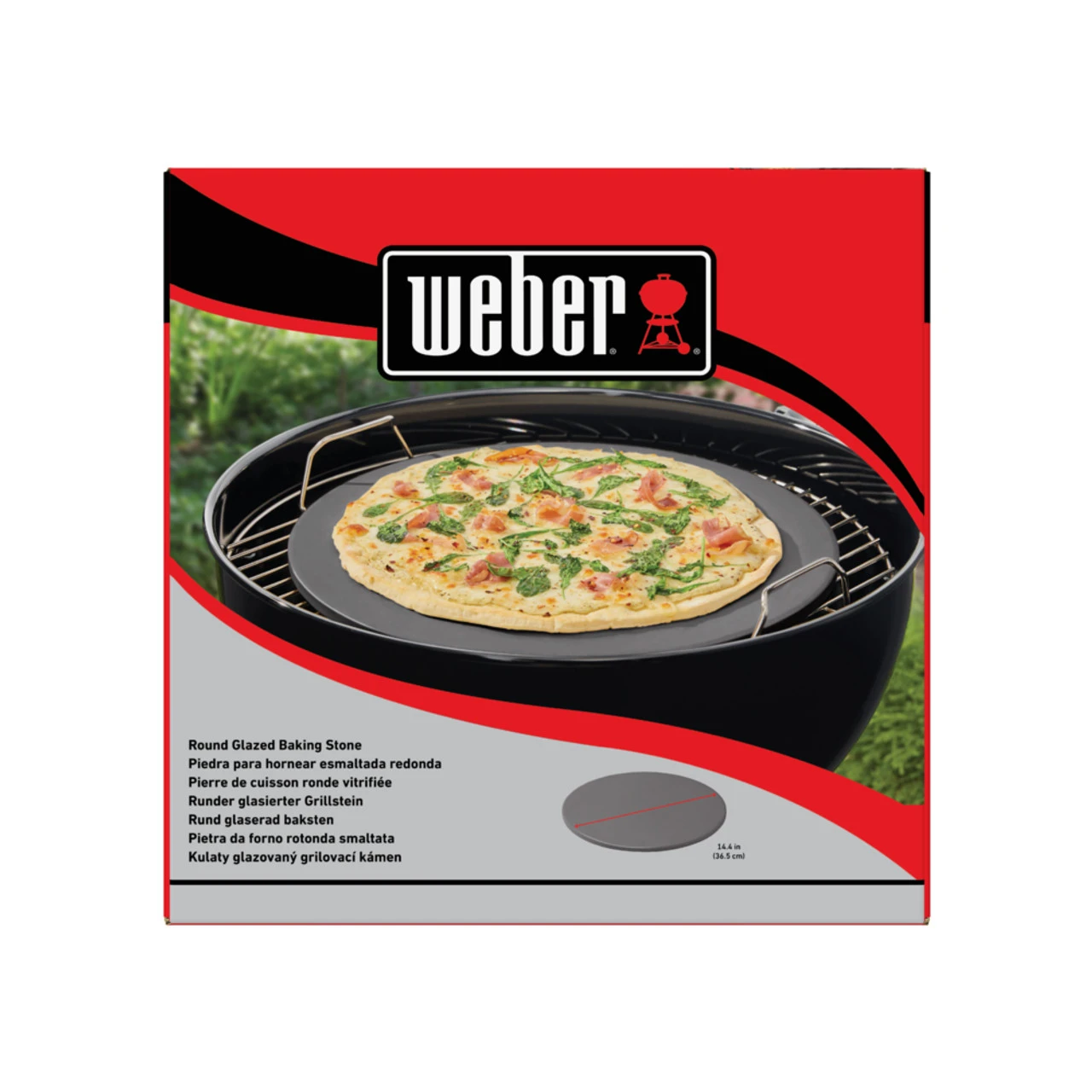 Weber® Glazed Baking Stone, 36cm 4 Weber® Glazed Baking Stone, 36cm - Image 2