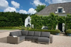 4 Seasons - Kingston Rattan Modular Sofa Centre With 2 Cushions - Pure -Garden Outdoor Shop 2 seater 1 1 95573.1628330533