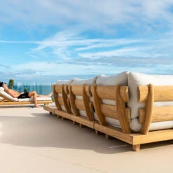 Alexander Rose - Sorrento Lounge Middle Module With Cushion Incl. Ext. Table (Reversible) -Garden Outdoor Shop 203 206 213 1 1 96939.1628324217