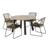 4 Seasons Outdoor - Scandic 4 Seater Rope Dining Set With 130cm Round Table -Garden Outdoor Shop 213259 90413 90415 800x800 55975.1628333667