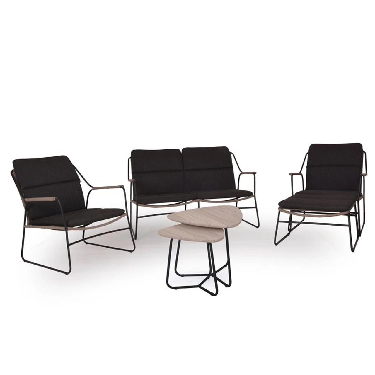 4 Seasons Outdoor - Scandic 5 Piece Rope Sofa Set 3 4 Seasons Outdoor - Scandic 5 Piece Rope Sofa Set