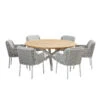 4 Seasons Outdoor - Bernini 6 Seater Dining Set With 1.6m Table 2 4 Seasons Outdoor - Bernini 6 Seater Dining Set With 1.6m Table -Garden Outdoor Shop 213729 x6 91306 91308 61777.1677236031