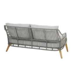 4 Seasons Outdoor - Sempre Living Bench 2.5 Seater With Teak Legs -Garden Outdoor Shop 213844 2 91038.1676303243