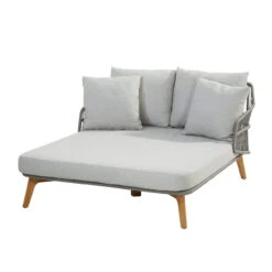 4 Seasons Outdoor - Sempre Daybed With Teak Legs