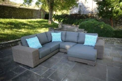 4 Seasons - Kingston Rattan Modular 2 Seater Right Side With 4 Cushions- Pure -Garden Outdoor Shop 2seater2 1 32463.1628330869