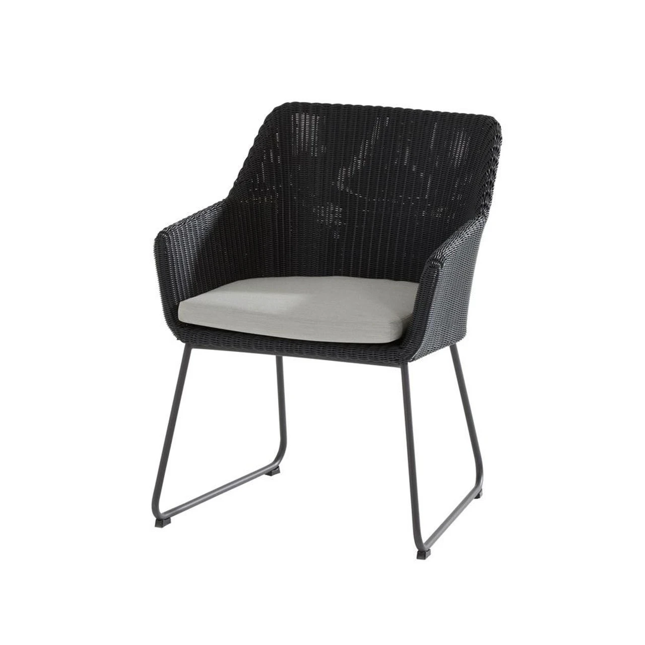 4 Seasons Outdoor - Avila 6 Seater Anthracite Dining Set With Derby Rectangular Teak Table 240cm 4 4 Seasons Outdoor - Avila 6 Seater Anthracite Dining Set With Derby Rectangular Teak Table 240cm - Image 2