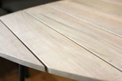 4 Seasons Outdoor - Axel Triangle Teak Coffee Table, Set Of 2 -Garden Outdoor Shop 4 seasons outdoor axel triangle teak coffee table set of 2 closeup 28679.1628344817