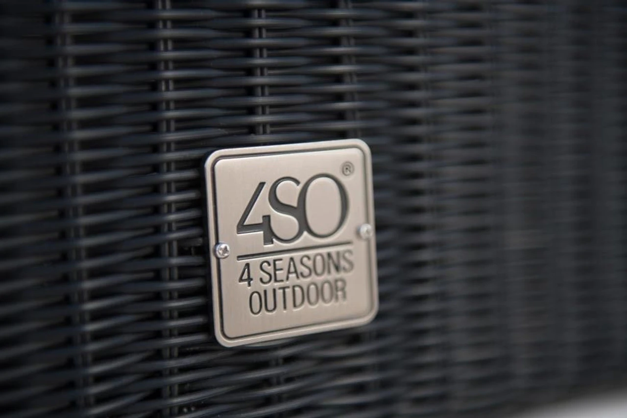 4 Seasons Outdoor - Avila 5 Piece Rattan Sofa Set, Polyloom Anthracite 4 4 Seasons Outdoor - Avila 5 Piece Rattan Sofa Set, Polyloom Anthracite - Image 2