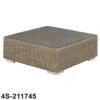 4 Seasons - Kingston Rattan Coffee Table With Glass 95cm X 95cm X 35cm - Pure 2 4 Seasons - Kingston Rattan Coffee Table With Glass 95cm X 95cm X 35cm - Pure -Garden Outdoor Shop 4s 211745 08689.1622820410