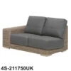 4 Seasons - Kingston Rattan Modular 2 Seater Right Side With 4 Cushions- Pure 1 4 Seasons - Kingston Rattan Modular 2 Seater Right Side With 4 Cushions- Pure -Garden Outdoor Shop 4s 211750uk 10395.1622819480