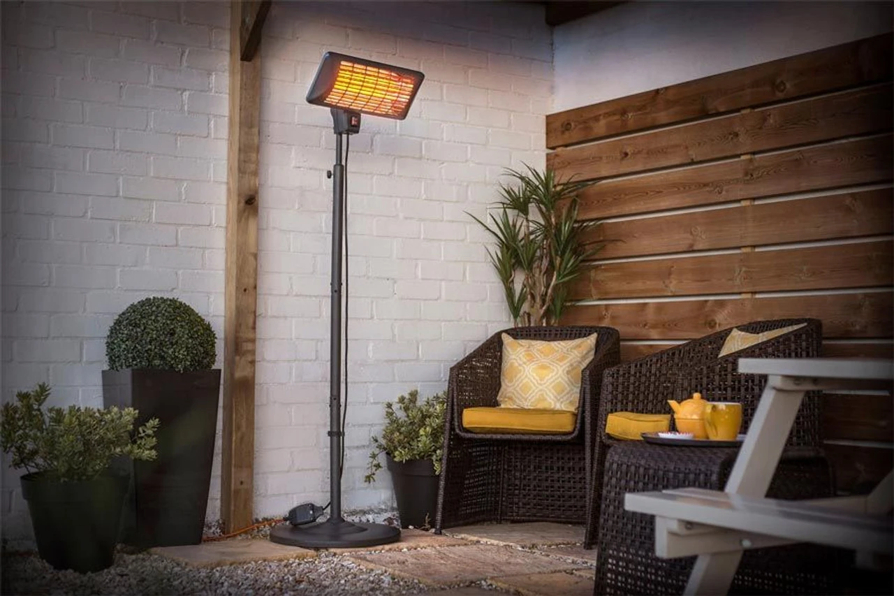 Grey Standing Heater Quartz 4 Grey Standing Heater Quartz - Image 2