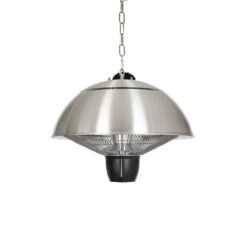 Hanging Mushroom Heater, Silver