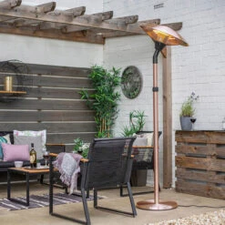 Adjustable Standing Heater, Copper -Garden Outdoor Shop 69568 Lifestyle 2 06623.1638616526