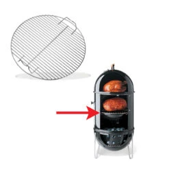 47cm Weber® Smokey Mountain Cooker Middle Cooking Grate 7 47cm Weber® Smokey Mountain Cooker Middle Cooking Grate -Garden Outdoor Shop 85042 3 56462.1626696462