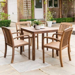 Alexander Rose Bolney 4 Seater Dining Set