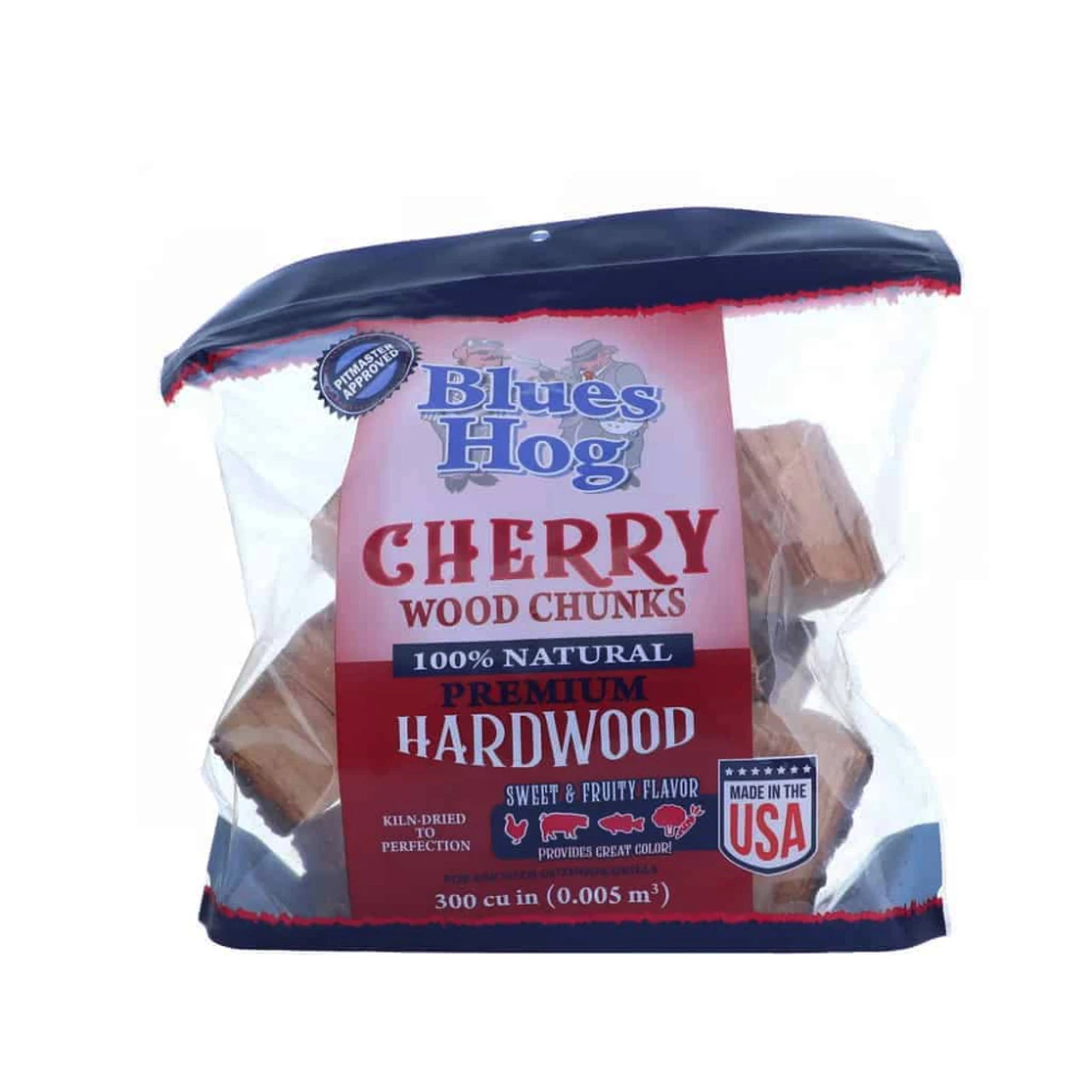 Blues Hog BBQ Wood Chunks - Cherry 1.1kg 3 Blues Hog BBQ Wood Chunks - Cherry 1.1kg