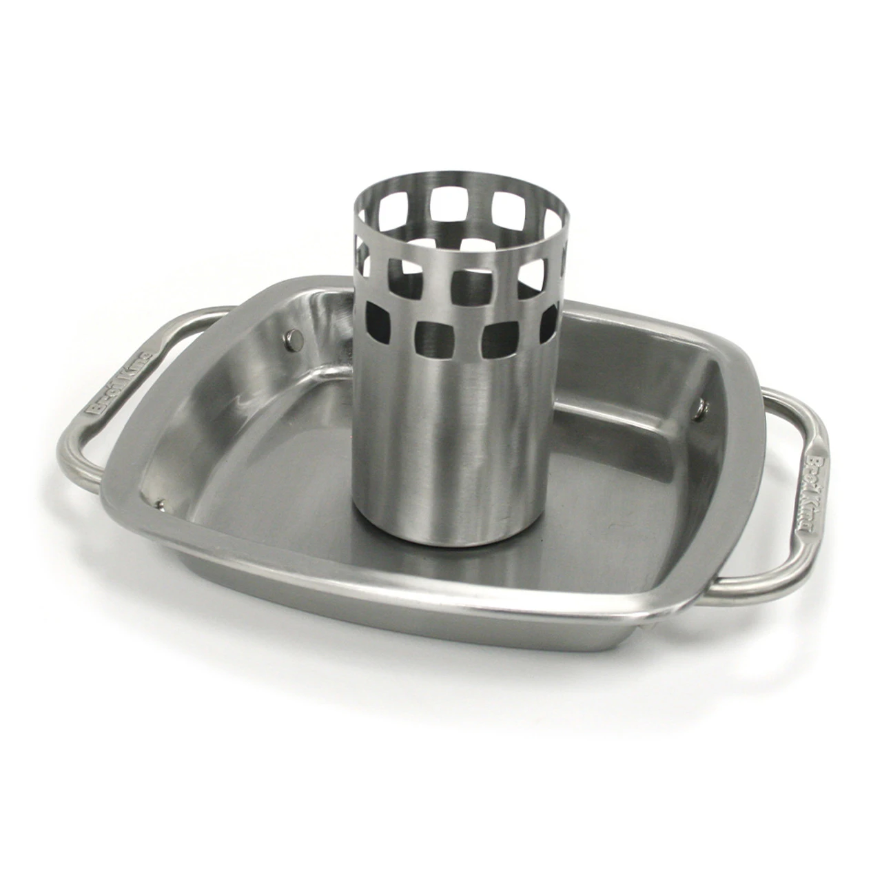 Broil King Stainless Steel Chicken Roaster With Pan 3 Broil King Stainless Steel Chicken Roaster With Pan