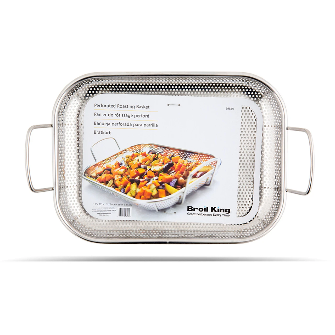 Broil King Stainless Roaster Basket 4 Broil King Stainless Roaster Basket - Image 2