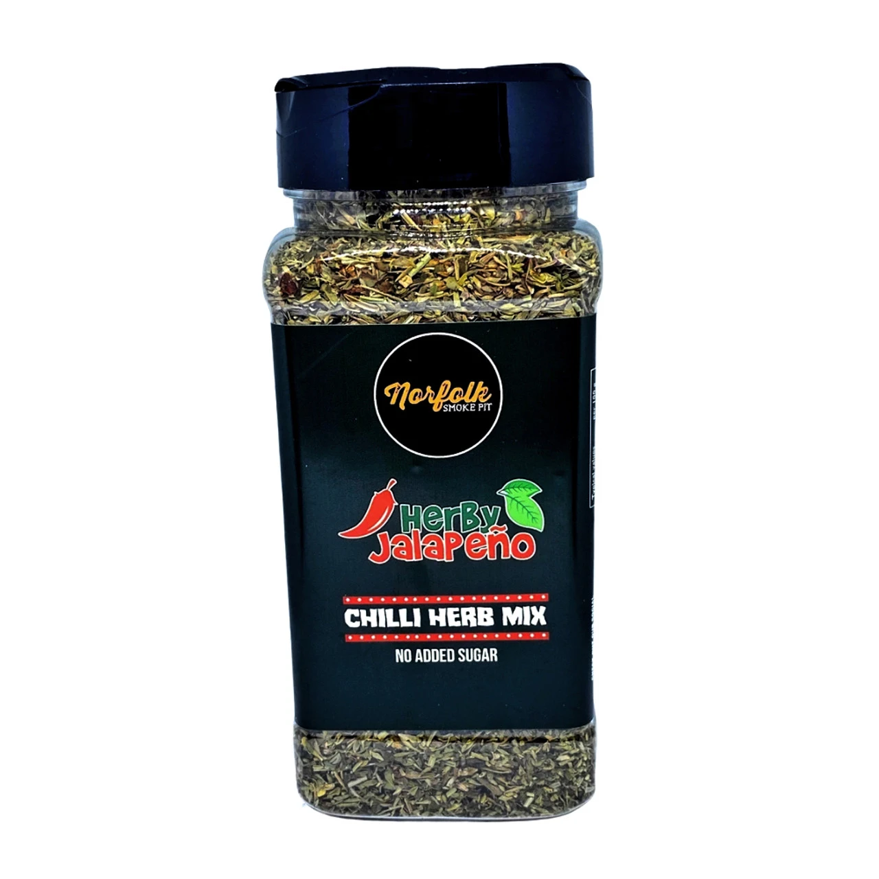 Norfolk Smoke Pit Herby Jalapeno Chilli Herb Mix Shaker - 100g 3 Norfolk Smoke Pit Herby Jalapeno Chilli Herb Mix Shaker - 100g