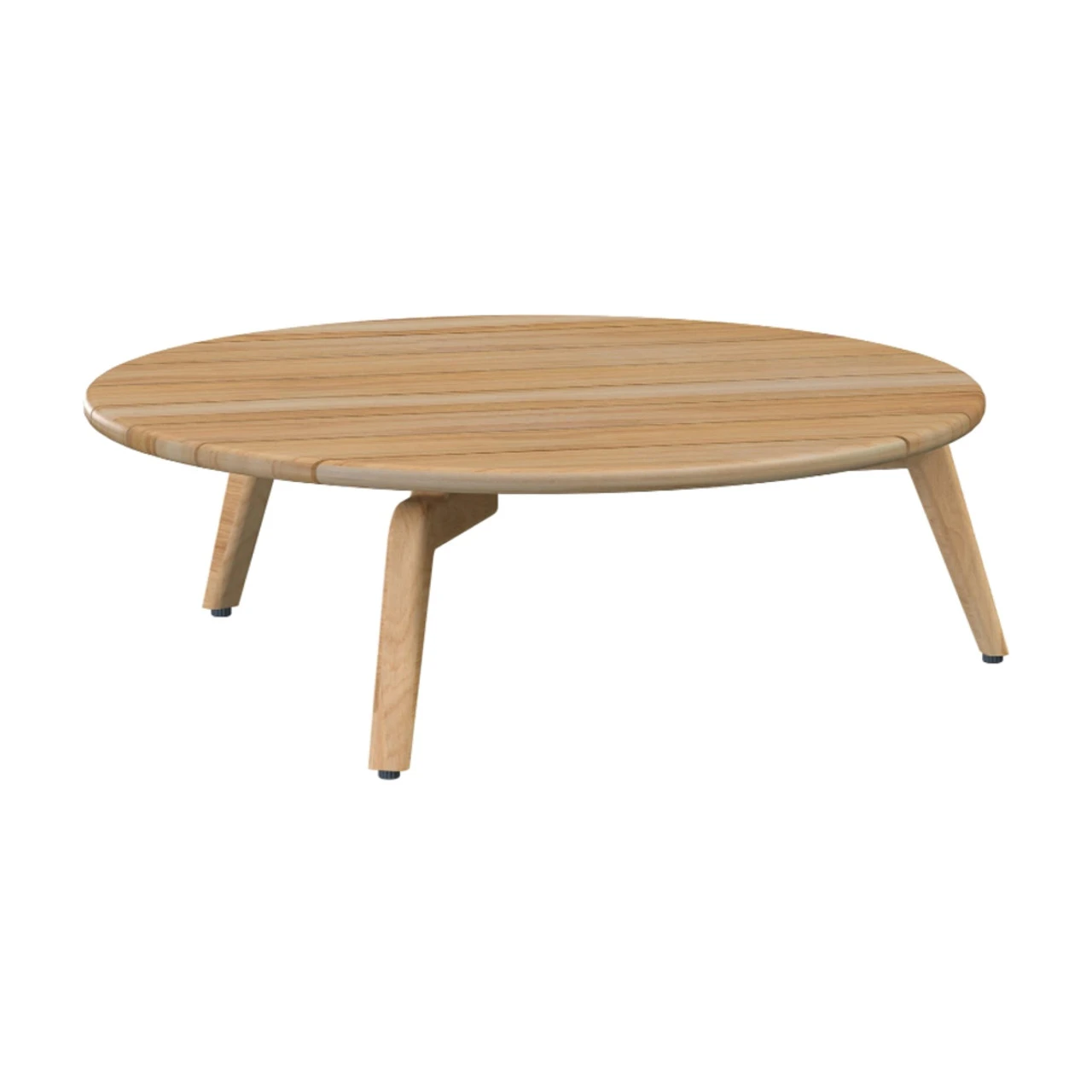 4 Seasons Outdoor - Zucca Coffee Table Natural Teak Round 90cm 3 4 Seasons Outdoor - Zucca Coffee Table Natural Teak Round 90cm