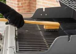 Weber® 46 Cm Bamboo Grill Brush 7 Weber® 46 Cm Bamboo Grill Brush -Garden Outdoor Shop Weber 46 cm Bamboo Grill brush in use 08470.1685262430