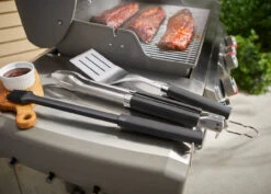 Weber® Precision 3-Piece Grill Tool Set -Garden Outdoor Shop Weber Precision 3 Piece Grill Tool Set in use 09386.1651566050
