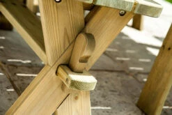 Alexander Rose Pine 8 Seater Farmers Set -Garden Outdoor Shop alexander rose farmers rectangular table detail 2 39296.1627976542