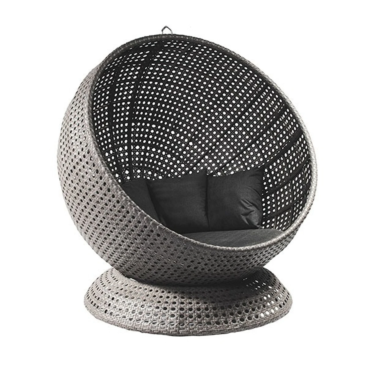 Alexander Rose Monte Carlo Hanging Rattan Chair With Base & Cushions 3 Alexander Rose Monte Carlo Hanging Rattan Chair With Base & Cushions