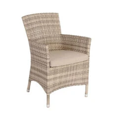 Alexander Rose Ocean Pearl Wave Rattan 60cm Bistro Set -Garden Outdoor Shop alexander rose ocean pearl wave armchair with cushion 2 85279.1627892090