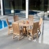 Alexander Rose Roble 6 Seater Dining Set 145cm