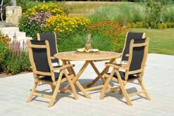 Alexander Rose Roble Bengal Garden Table 1.3MØ -Garden Outdoor Shop alexander rose roble bengal garden table 1.3m lifestyle 05241.1627981926