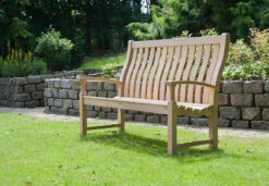 Alexander Rose Roble Santa Cruz High Back Bench 5ft -Garden Outdoor Shop alexander rose roble santa cruz high back bench 5ft lifestyle3 05196.1627989066