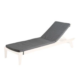 Alexander Rose Roble Sun Lounger Cushion Only, Charcoal (To Fit Roble 154 Sunbed)