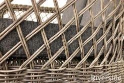 Alexander Rose 6 Seater Monte Carlo Rattan Dining Set, 150cm 10 Alexander Rose 6 Seater Monte Carlo Rattan Dining Set, 150cm -Garden Outdoor Shop close up detail of the monte carlo open weave 2 56034.1627655552