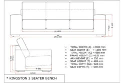 Garden Outdoor Shop -Garden Outdoor Shop kingston 3 seater bench 98254.1628330821