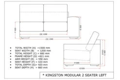 4 Seasons Outdoor - Kingston 5 Piece Modular Rattan Sofa Set With Coffee Table, Pure 9 4 Seasons Outdoor - Kingston 5 Piece Modular Rattan Sofa Set With Coffee Table, Pure -Garden Outdoor Shop kingston modular 2 seater left 1 08999.1628330684