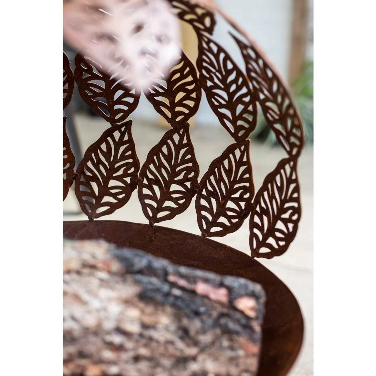 Leaves Globe Firepit 5 Leaves Globe Firepit - Image 3