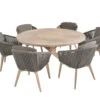4 Seasons Outdoor - Santander/Louvre Dining Set -Garden Outdoor Shop louvre dining 95318.1628331909