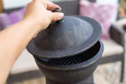 Sierra Cast Iron Chimenea W/Grill XL Bronze 125cm 9 Sierra Cast Iron Chimenea W/Grill XL Bronze 125cm -Garden Outdoor Shop sierra cast iron chimenea3 61781.1649850104