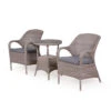 4 Seasons Outdoor - Sussex Bistro Set, Polyloom Pebble -Garden Outdoor Shop sussex bistro set pebble 27005.1622846100