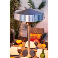 Table Top Silver Halogen Heater -Garden Outdoor Shop table top silver halogen heater 2 27582.1649850255